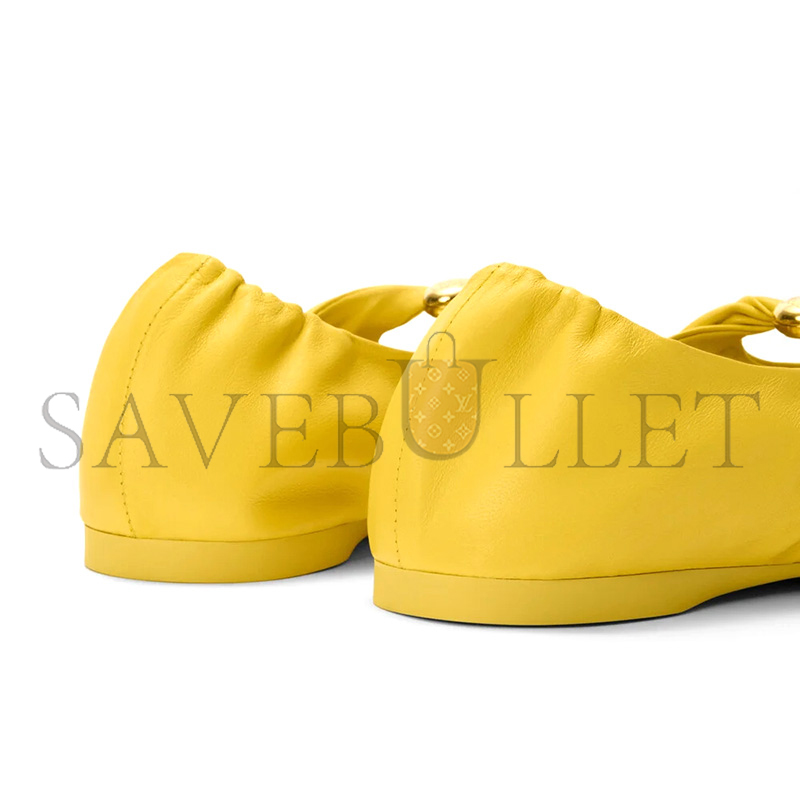 LOEWE PEBBLE SOFT BALLERINA IN NAPPA LAMBSKIN L815466X46 LOEWE PEBBLE SOFT BALLERINA IN NAPPA LAMBSKIN L815466X46